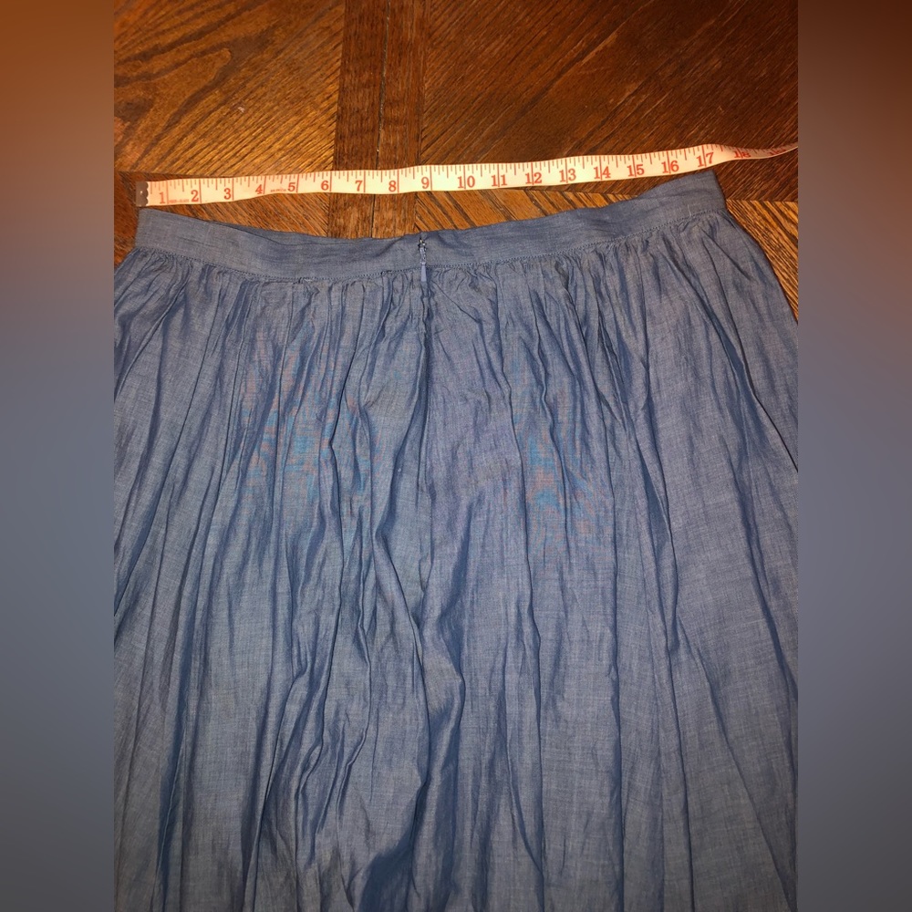 NWT Ivanka Trump pleaded midi skirt linen and cotton. Size 12 - Picture 7 of 7